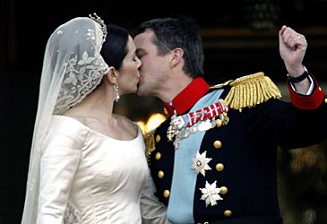 Where were Prince Frederik and Mary Donaldson married?