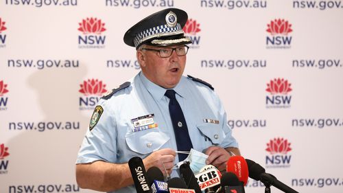 NSW Police Deputy Commissioner Gary Worboys said authorities are still looking for a COVID-positive Sydney man who is refusing to isolate.