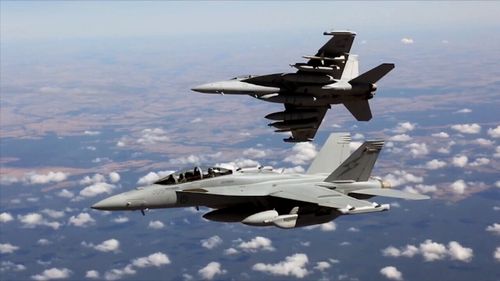 The Australian Air Force is the only military force outside the U.S. granted permission to own the secret technology behind the EA-18G Growler. (AAP)