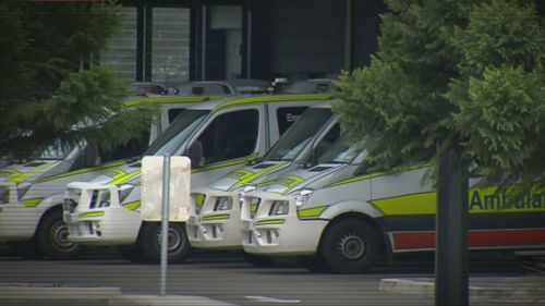 Queensland ambulance vehicles.