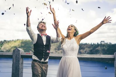 Jessica Braithwaite on her wedding day