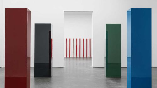 John McCracken's artworks consisted largely of large monochromatic slabs.