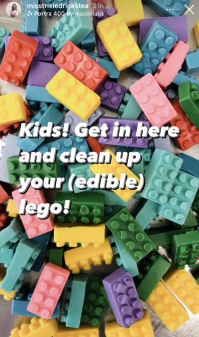 Edible LEGO blocks