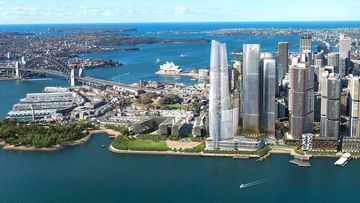 The towering apartment block is Designed by Pritzker Prize winning architect Renzo Piano.