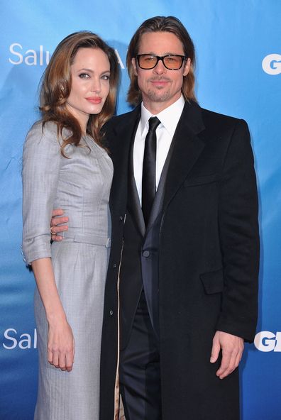 Angelina Jolie and Brad Pitt attend the Cinema for Peace Gala at the Konzerthaus Am Gendarmenmarkt during day five of the 62nd Berlin International Film Festival  on February 13, 2012 in Berlin, Germany.