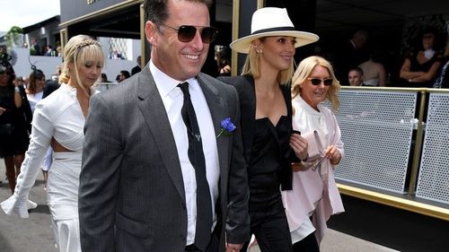 Karl Stefanovic and girlfriend Jasmine Yarbrough. (AAP)