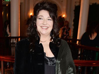 Kate Bush attends a champagne reception at the 60th London Evening Standard Theatre Awards at the London Palladium on November 30, 2014 in London, England.