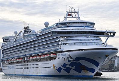 Ruby Princess departing Port Kembla (AAP)