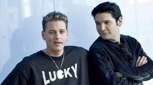 The Two Coreys, (Corey Haim) and Corey Feldman. (AAP)