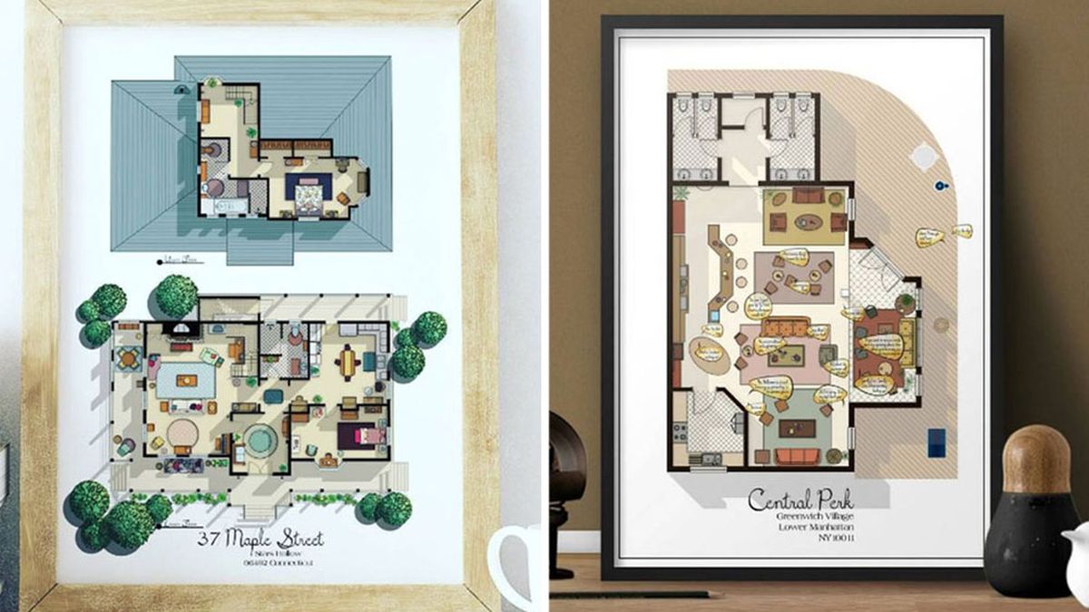 Here S What The Floorplan From Your Favourite Tv Show Actually