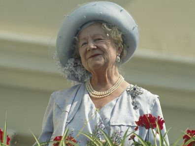 The Queen Mother (1900 - 2002) celebrates her 90th birthday in London, UK, 4th August 1990