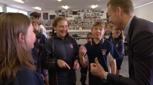 This Sunday on 60 Minutes, reporter Tom Steinfort investigates the growing number of complaints against Australia’s education system. Picture: 60 Minutes