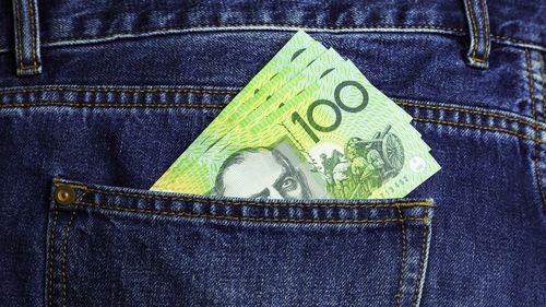 Stock image extra cash