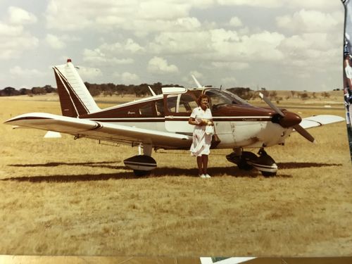 Pat Rutherford has been flying since the 50s.