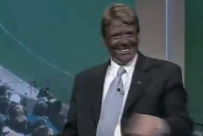 When Nicky Winmar was unable to appear on <i>The Footy Show</i>, Sam Newman impersonated him by painting his face black.