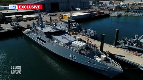 A new Navy defence vessel is being built in Western Australia as part of Australia's latest protections against security threats.