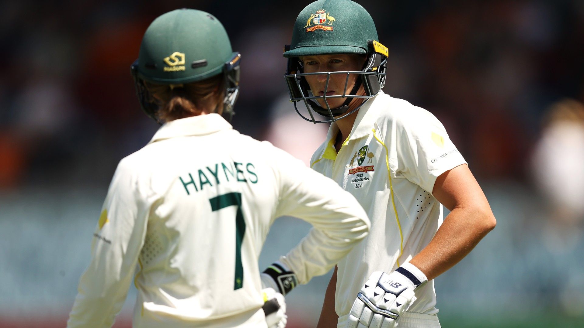 Rachael Haynes and Meg Lanning combine for brilliant partnership on day one of Ashes Test