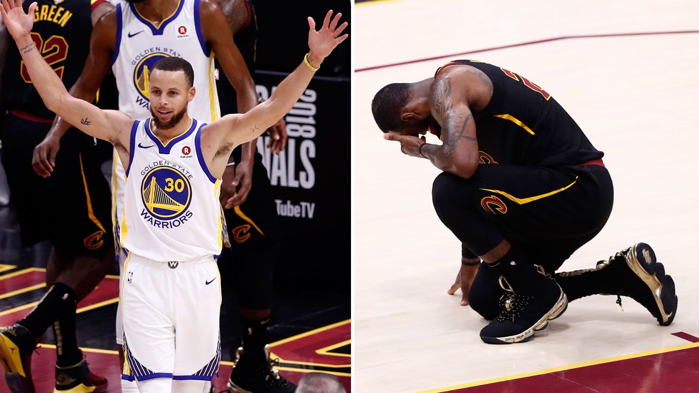 Campeones #Repost from @nba by The @warriors defeat the @cavs 108-85 to  secure the 2018 NBA title! #thisiswhyweplay