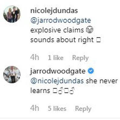 Jarrod Woodgate hit back at Keira's claim in interview  