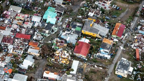 Irma cut a path of devastation across the northern Caribbean, leaving thousands homeless after destroying buildings and uprooting trees. (AP)