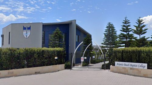 A teenage boy has been arrested after allegedly firing a gun outside Atlantis Beach Baptist College in Two Rocks.