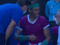Nadal calms fired up opponent mid-match