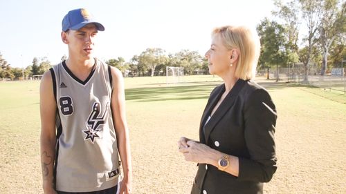 Voller with reporter Liz Hayes. (60 Minutes)