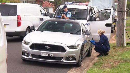 The men tried to steal the keys to his Mustang but dropped them in a struggle. 