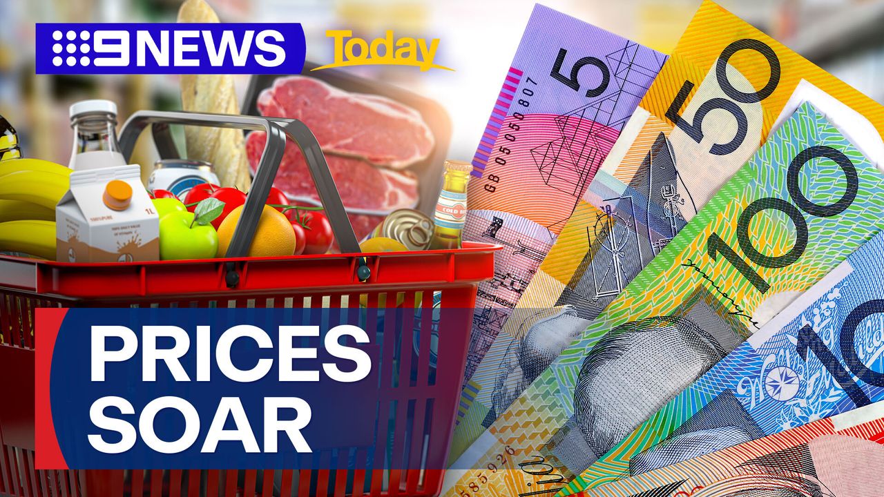 Basket of essentials now $60 more expensive than in 2022: 9News Latest ...
