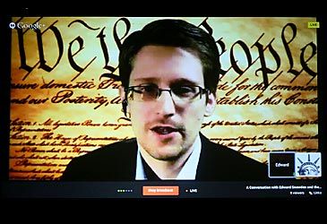 When was Edward Snowden first given temporary asylum in Russia?