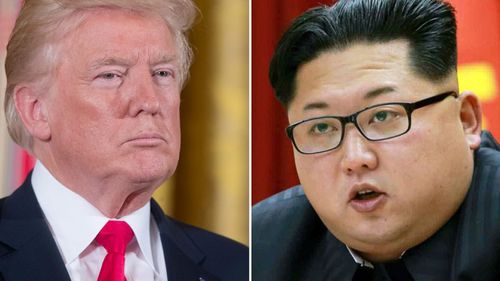 Donald Trump and Kim Jong un.
