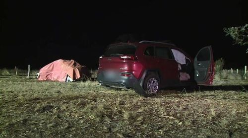 The Jeep allegedly T-boned the white Kia.  