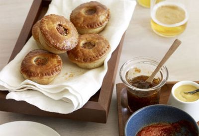 Ale and cider pork party pies