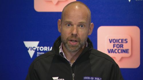 Victoria's COVID-19 Commander Jeroen Weimar said there are cases in Shepparton linked to an AFL Grand Final party.