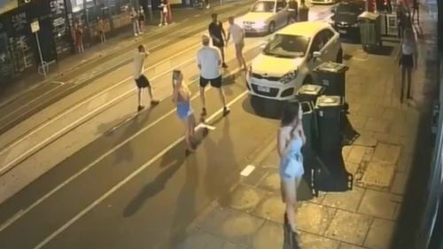 The brawl unfolded as temperatures remained hot in Melbourne overnight. (Victoria Police)