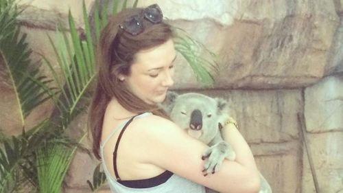 Earlier Facebook posts show Jade snapped with Koalas and Kangaroos. (Facebook)