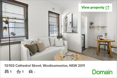 Sydney apartment Domain listing