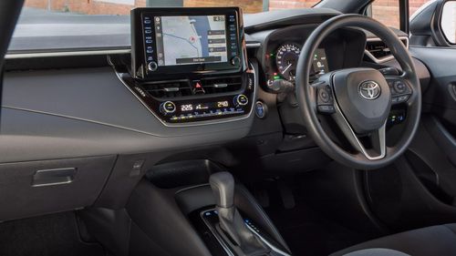 The Corolla also has new interior features.