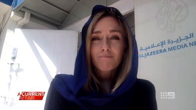 Charlotte Bellis Al Jazeera reporter confronted by Taliban 