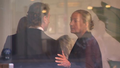 Keli Lane, 51 anni, è stata vista in uno speciale rilascio supervisionato dal carcere di massima sicurezza di Silverwater con il suo fidanzato Patrick Cogan.