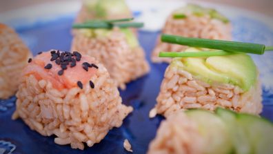 Ice Cube Tray Sushi Recipe