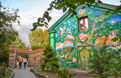 Christiania, Copenhagon stock image