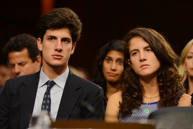Washington DC Caroline Kennedy goes to the US Senate Foreign Relations Committee for questioning as they determine whether she will become the next US ambassador to Japan. Caroline's children Jack Schlossberg and his sister Tatiana Schlossberg listen. 