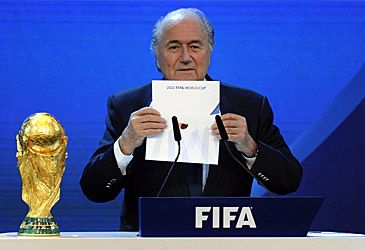 Sepp Blatter at 2022 FIFA World Cup announcement (AAP)
