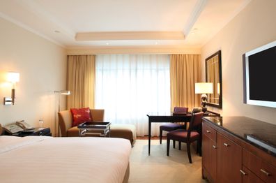 Interior luxury hotel room