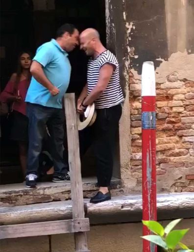 South American tourist headbutts Venetian gondolier