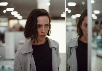 Rebecca Hall in Andrew Semons' 2022 thriller Resurrection.