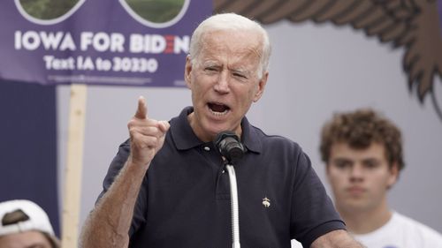 Joe Biden is the current frontrunner in the Democratic primary.