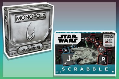 9PR: Hasbro Monopoly: Mandalorian and Mattel Scrabble: Star Wars 