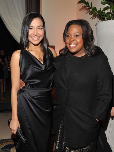 Naya Rivera, Amber Riley, Glee co-star, Celebration Of Dreams, Santa Barbara, 2011